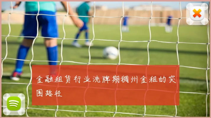 金融租赁行业洗牌期稠州金租的突围路径